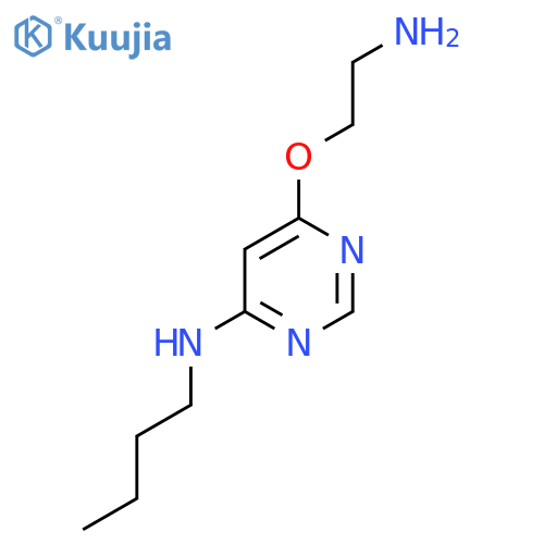 6-(2-Aminoethoxy)-N-butylpyrimidin-4-amine structure
