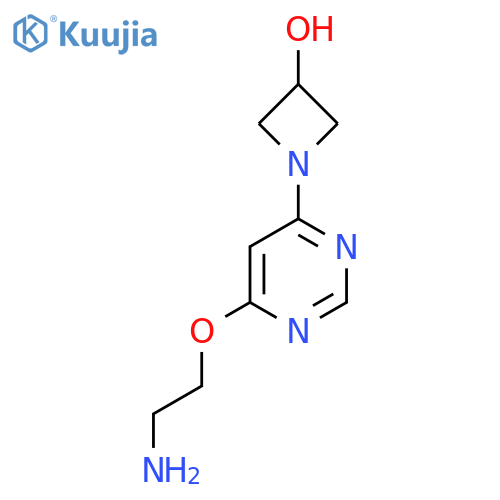 1-(6-(2-Aminoethoxy)pyrimidin-4-yl)azetidin-3-ol structure