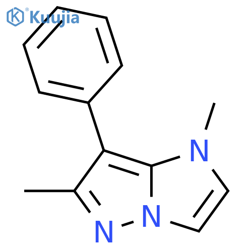 1,6-dimethyl-7-phenyl-1H-imidazo[1,2-b]pyrazole structure