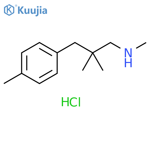 [2,2-dimethyl-3-(4-methylphenyl)propyl](methyl)amine hydrochloride structure