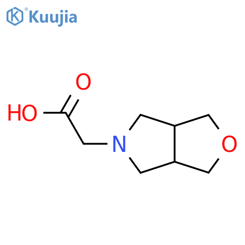2-(Tetrahydro-1H-furo[3,4-c]pyrrol-5(3H)-yl)acetic acid structure