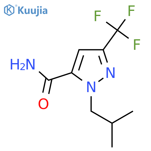 1-isobutyl-3-(trifluoromethyl)-1H-pyrazole-5-carboxamide structure