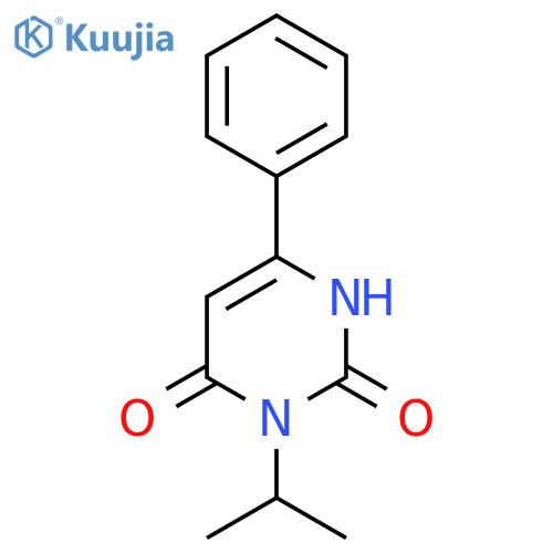6-Phenyl-3-(propan-2-yl)-1,2,3,4-tetrahydropyrimidine-2,4-dione structure
