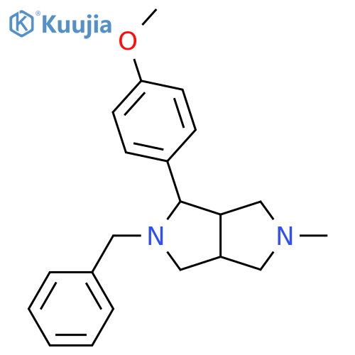 2-Benzyl-1-(4-methoxyphenyl)-5-methyloctahydropyrrolo[3,4-c]pyrrole structure