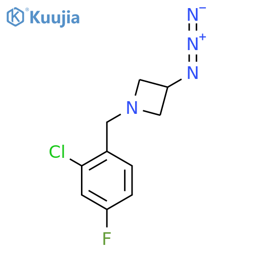 3-Azido-1-(2-chloro-4-fluorobenzyl)azetidine structure