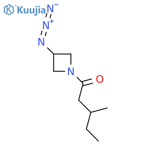 1-(3-Azidoazetidin-1-yl)-3-methylpentan-1-one structure
