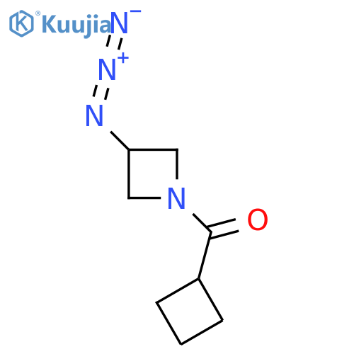(3-Azidoazetidin-1-yl)(cyclobutyl)methanone structure