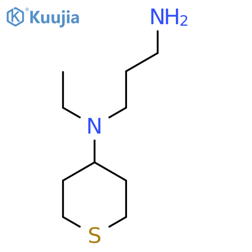 N1-Ethyl-N1-(tetrahydro-2H-thiopyran-4-yl)propane-1,3-diamine structure