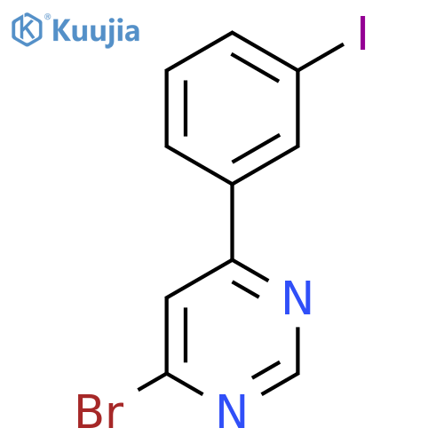 4-Bromo-6-(3-iodophenyl)pyrimidine structure