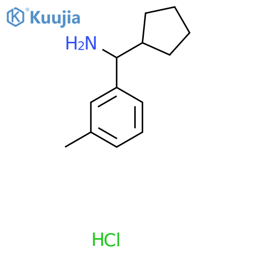Cyclopentyl(m-tolyl)methanamine hydrochloride structure