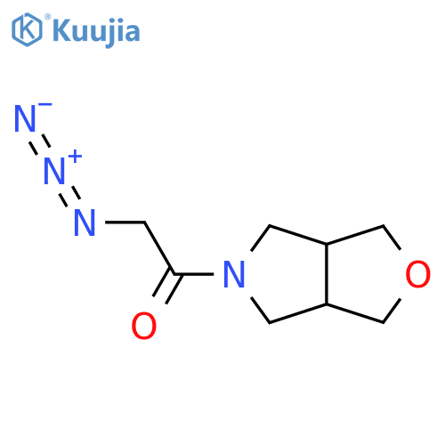 2-Azido-1-(tetrahydro-1H-furo[3,4-c]pyrrol-5(3H)-yl)ethan-1-one structure