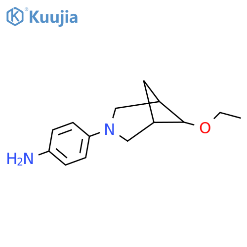 4-(6-Ethoxy-3-azabicyclo[3.1.1]heptan-3-yl)aniline structure
