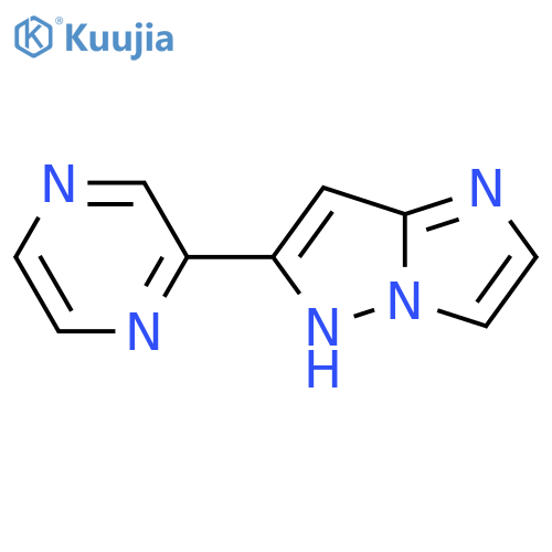 6-(Pyrazin-2-yl)-1H-imidazo[1,2-b]pyrazole structure