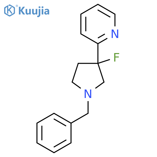 2-(1-Benzyl-3-fluoropyrrolidin-3-yl)pyridine structure