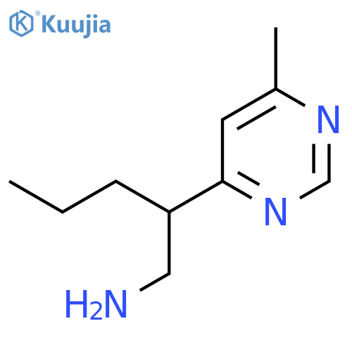 2-(6-Methylpyrimidin-4-yl)pentan-1-amine structure