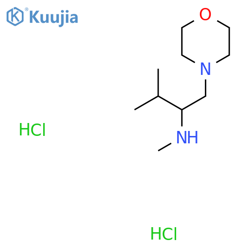 N,3-Dimethyl-1-morpholinobutan-2-amine dihydrochloride structure