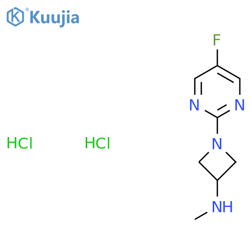1-(5-fluoropyrimidin-2-yl)-N-methylazetidin-3-amine dihydrochloride structure