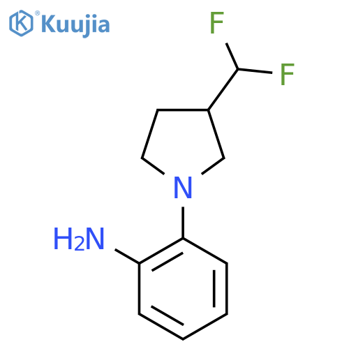 2-(3-(Difluoromethyl)pyrrolidin-1-yl)aniline structure