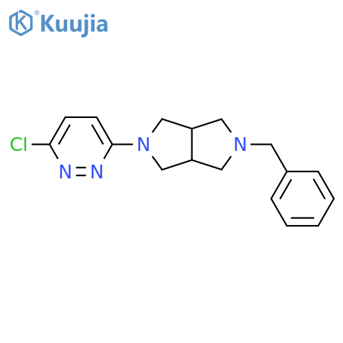 2-Benzyl-5-(6-chloropyridazin-3-yl)octahydropyrrolo[3,4-c]pyrrole structure