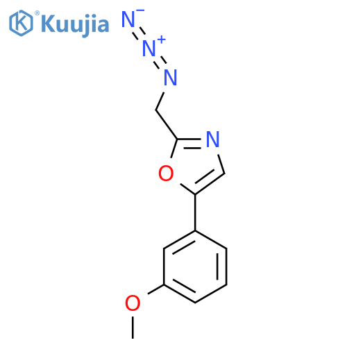 2-(Azidomethyl)-5-(3-methoxyphenyl)oxazole structure