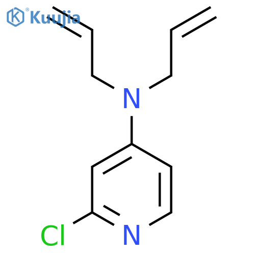 N,N-Diallyl-2-chloropyridin-4-amine structure
