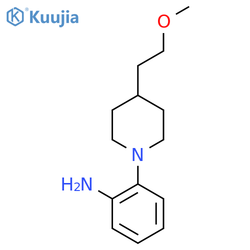 2-(4-(2-Methoxyethyl)piperidin-1-yl)aniline structure