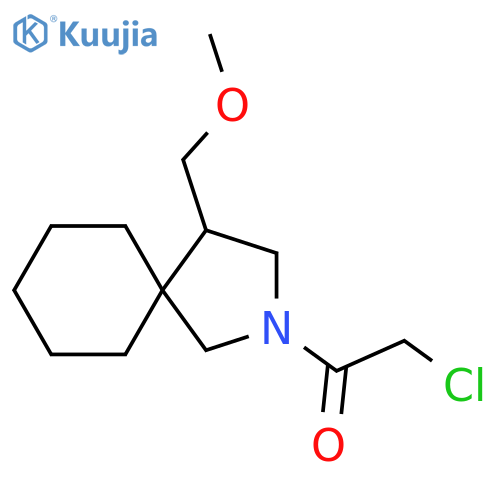 2-Chloro-1-(4-(methoxymethyl)-2-azaspiro[4.5]decan-2-yl)ethan-1-one structure