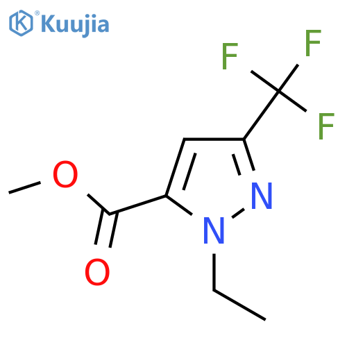 methyl 1-ethyl-3-(trifluoromethyl)-1H-pyrazole-5-carboxylate structure