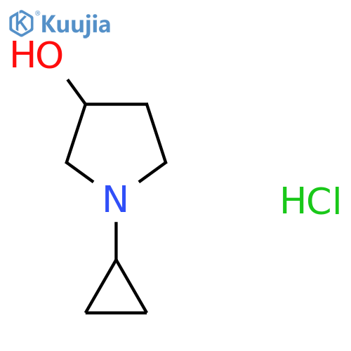 1-Cyclopropylpyrrolidin-3-ol hydrochloride structure