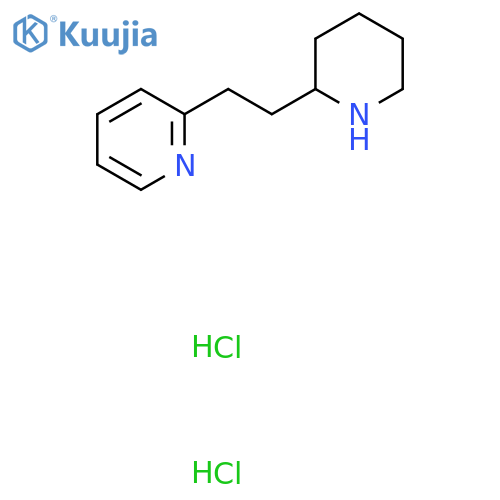 2-[2-(Piperidin-2-yl)ethyl]pyridine dihydrochloride structure