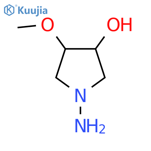 1-Amino-4-methoxypyrrolidin-3-ol structure
