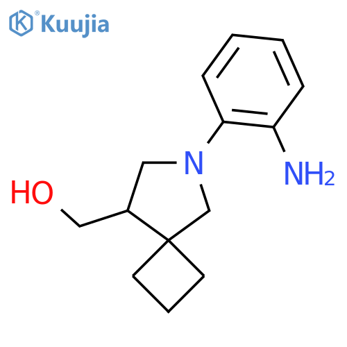 (6-(2-Aminophenyl)-6-azaspiro[3.4]octan-8-yl)methanol structure