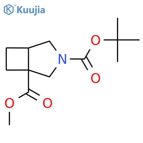 3-(Tert-butyl) 1-methyl 3-azabicyclo[3.2.0]heptane-1,3-dicarboxylate structure