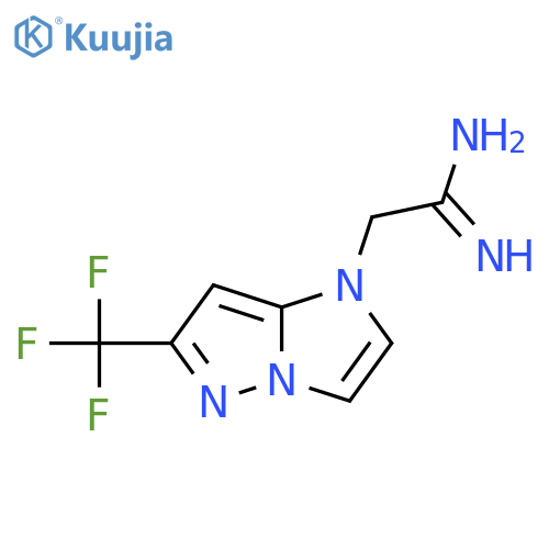 2-(6-(Trifluoromethyl)-1H-imidazo[1,2-b]pyrazol-1-yl)acetimidamide structure