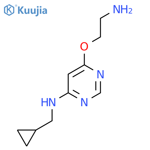 6-(2-Aminoethoxy)-N-(cyclopropylmethyl)pyrimidin-4-amine structure