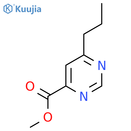 Methyl 6-propylpyrimidine-4-carboxylate structure