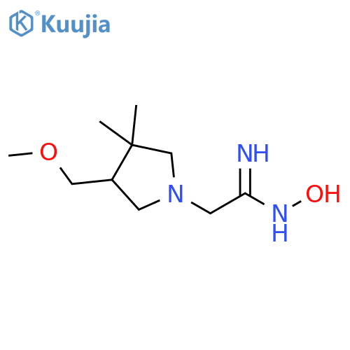 (Z)-N'-hydroxy-2-(4-(methoxymethyl)-3,3-dimethylpyrrolidin-1-yl)acetimidamide structure