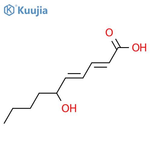 6-Hydroxy-2,4-decadienoic acid; (2E,4E,6S)-form structure