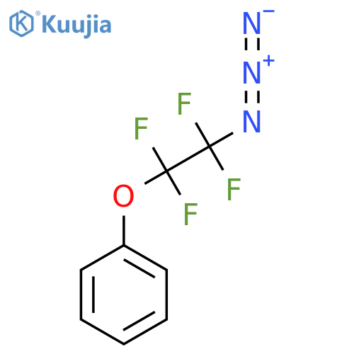 (2-Azido-1,1,2,2-tetrafluoroethoxy)benzene structure