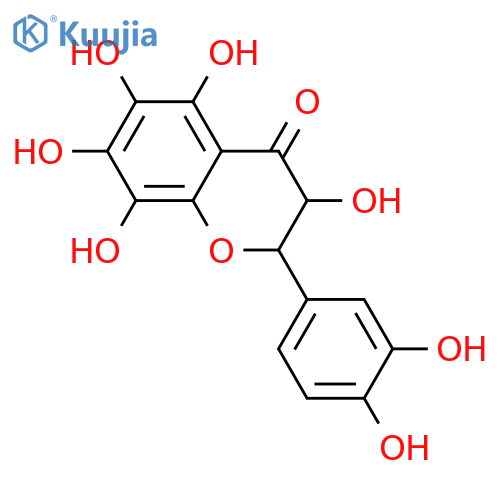 3,3',4',5,6,7,8-Heptahydroxyflavanone; (2R*,3S*)-form structure