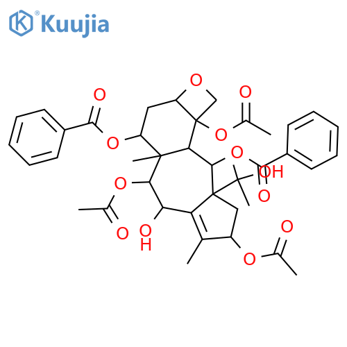 11(15→1)-Abeo-5,20-epoxy-11-taxene-2,4,7,9,10,13,15-heptol; (2α,4α,5β,7β,9α,10β,13α)-form, 2,7-Dibenzoyl, 4,9,13-tri-Ac structure