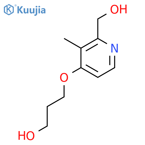 4-(3-Hydroxypropoxy)-3-methyl-2-pyridinemethanol structure