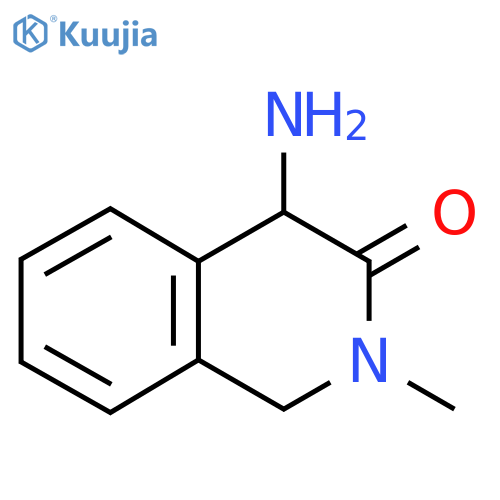 4-amino-2-methyl-1,2,3,4-tetrahydroisoquinolin-3-one structure