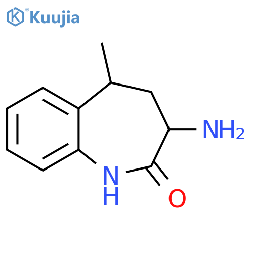 2H-1-Benzazepin-2-one, 3-amino-1,3,4,5-tetrahydro-5-methyl- structure