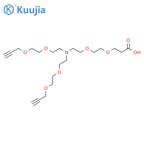 N-(Acid-PEG2)-N-bis(PEG2-propargyl) structure