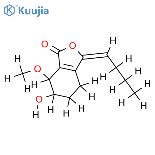 6-Hydroxy-7-methoxydihydroligustilide structure
