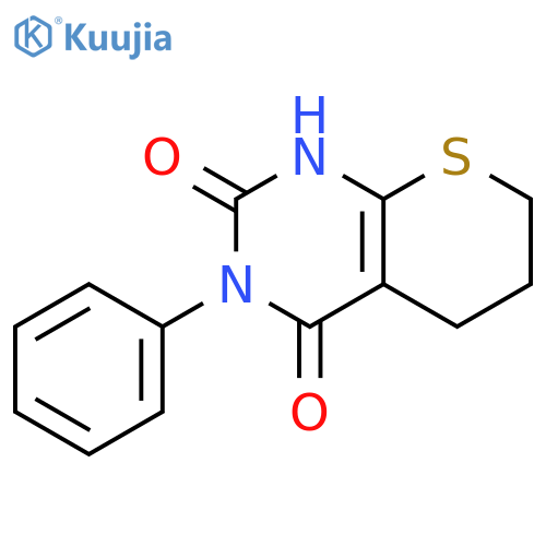 3-phenyl-1,5,6,7-tetrahydro-2H-thiopyrano[2,3-d]pyrimidine-2,4(3H)-dione structure
