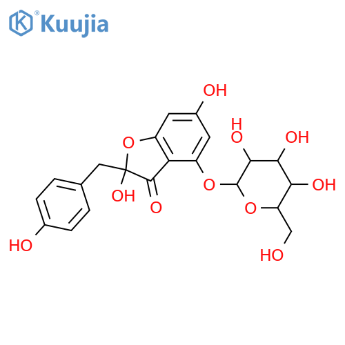 Alphitonin; 3'-Deoxy, 4-O-β-D-glucopyranoside structure