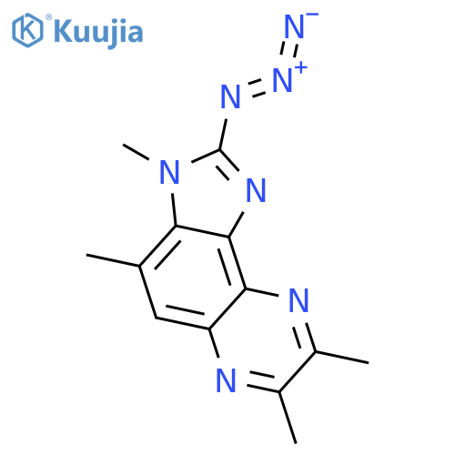 2-Azido-3,4,7,8-tetramethyl-3H-imidazo4,5-fquinoxaline structure