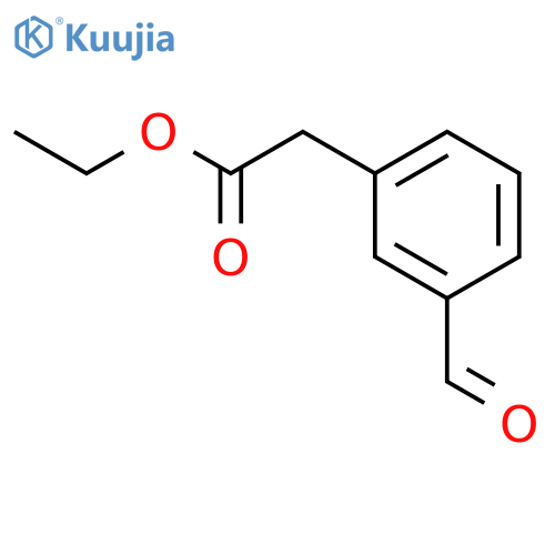 ethyl (3-formylphenyl)acetate structure